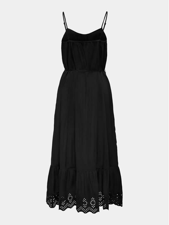 ONLY ONLY Sukienka letnia Lou 15313166 Czarny Regular Fit