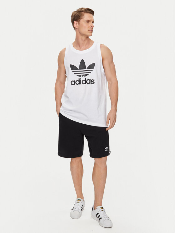 adidas adidas Мъжки топ adicolor Classics Trefoil IA4808 Бял Regular Fit