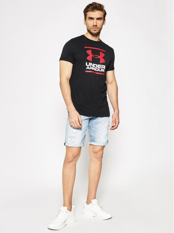 Under Armour Under Armour Funkčné tričko Ua Gl Foundation 1326849 Čierna Loose Fit