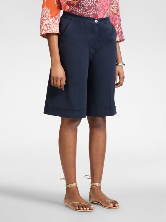 Elena Mirò Elena Mirò Szorty materiałowe P097P000444N0H4 Niebieski Regular Fit