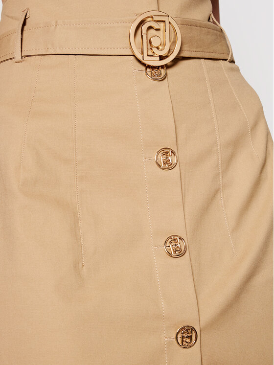 Gonna a matita CA1007 T2398 Marrone Regular Fit