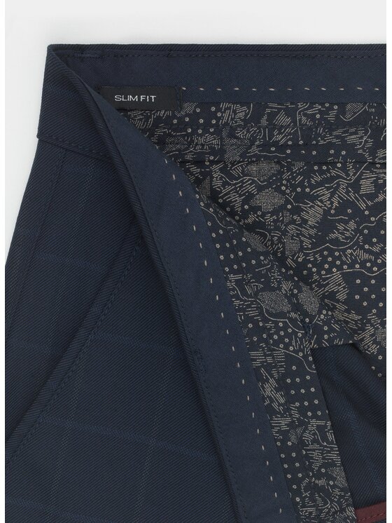 Pako Lorente Pako Lorente Spodnie materiałowe P000B-WX-213 Granatowy Slim Fit