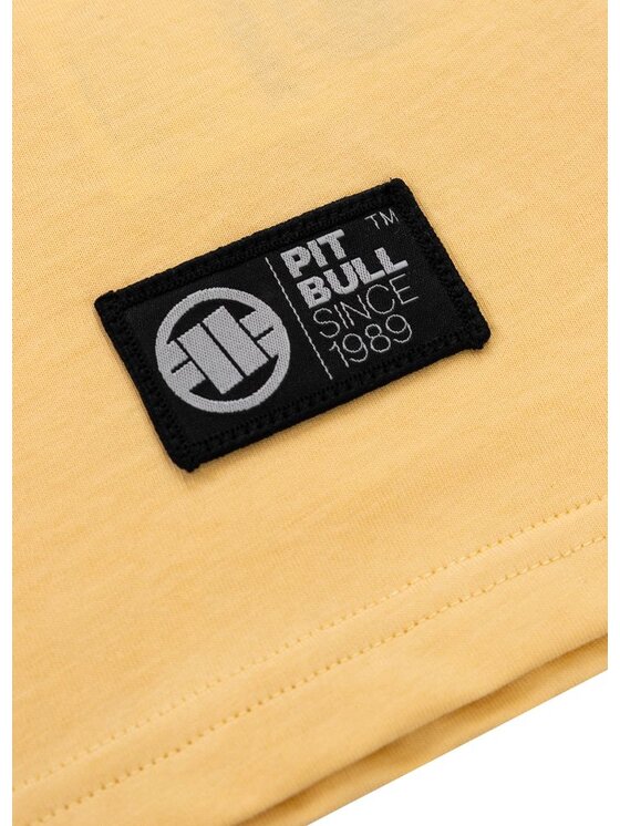 PITBULL PITBULL T-Shirt Koszulka Żółty Regular Fit