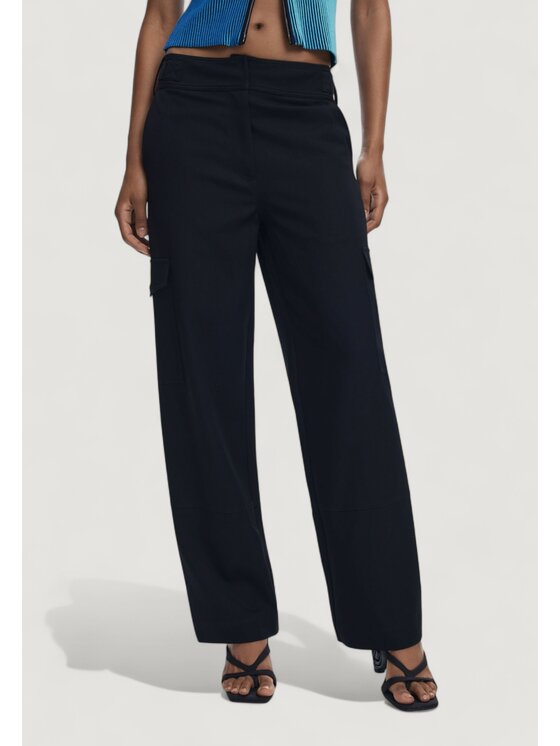 Desigual Desigual Παντελόνι chino PANT_SAGUN Μαύρο Casual Fit