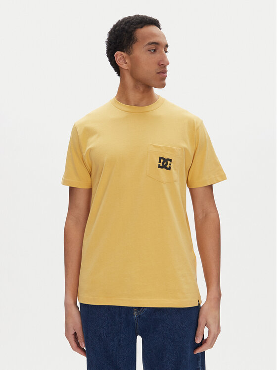 DC DC T-shirt ADYZT05377 Žuta Heritage Fit