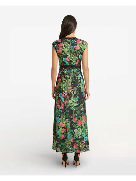 Castellani Castellani Sukienka codzienna Sukienka Fiorella Zielony Regular Fit