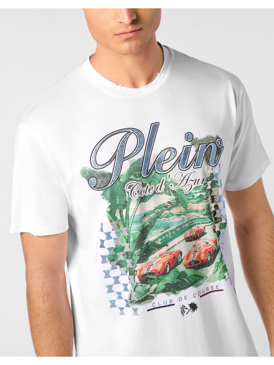 PHILIPP PLEIN PHILIPP PLEIN T-Shirt 24941 Biały Regular Fit