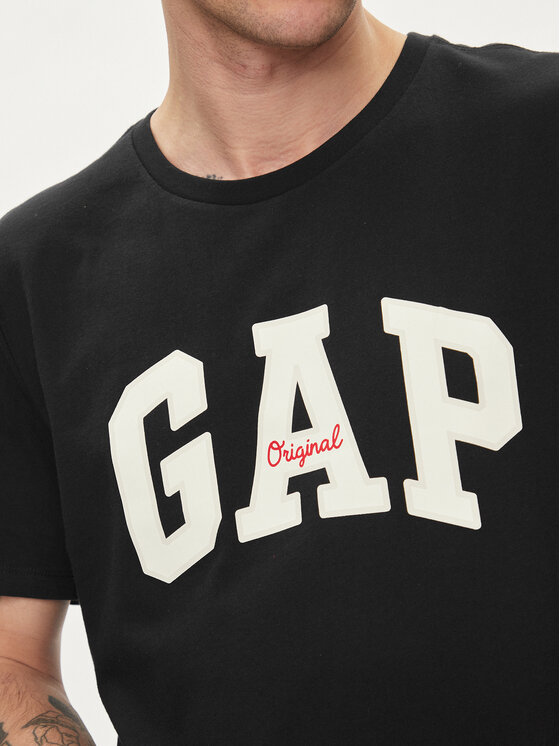 Gap Gap Póló 471777-07 Fekete Regular Fit