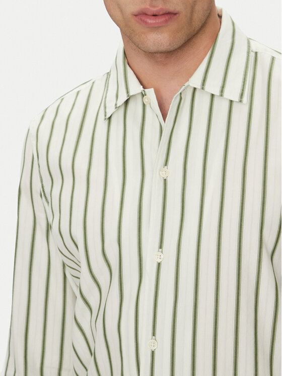 Marc O'Polo Marc O'Polo Koszula 522 7216 42598 Zielony Regular Fit