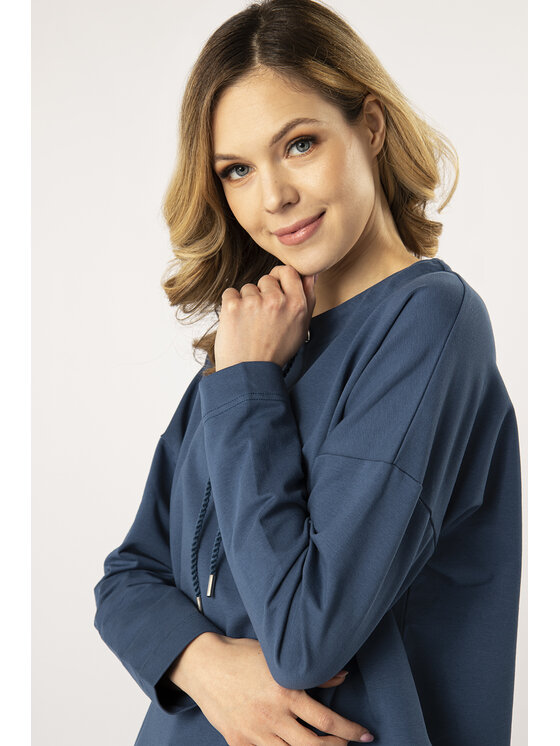 QUIOSQUE QUIOSQUE Halenka 19-TD-184 Modrá Regular Fit