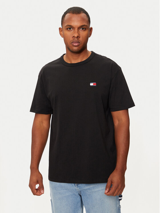 Tommy Jeans T-shirt DM0DM17995 Nero Regular Fit, taglia : M