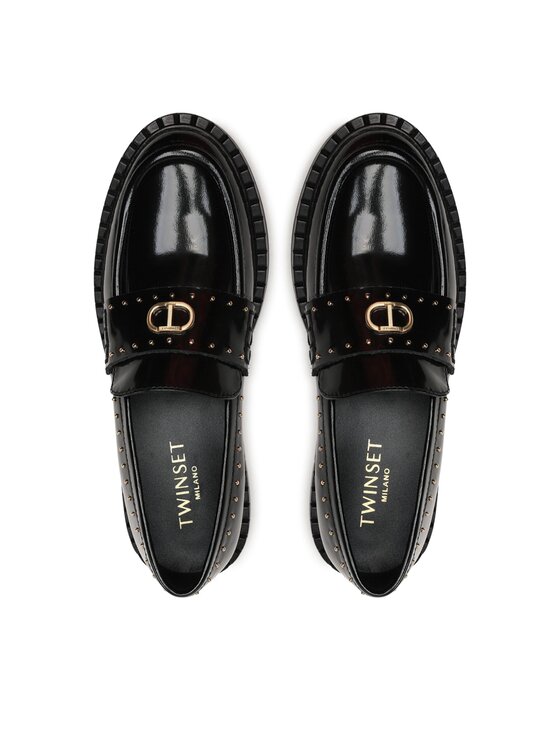 TWINSET TWINSET Loaferice 232TCP042 Crna