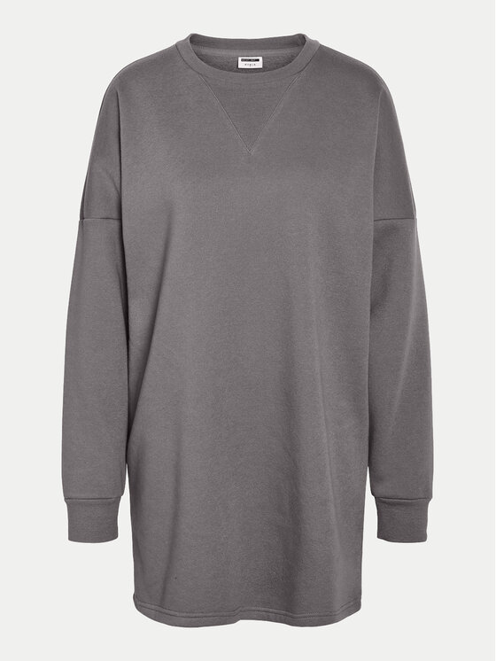 Noisy May Noisy May Sukienka dzianinowa Alden 27030633 Szary Loose Fit