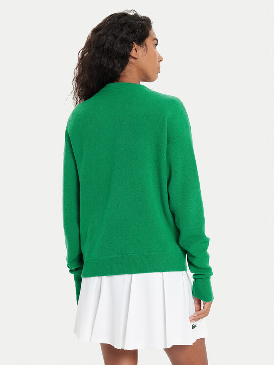 Lacoste Lacoste Pulover AF9551 Zelena Regular Fit