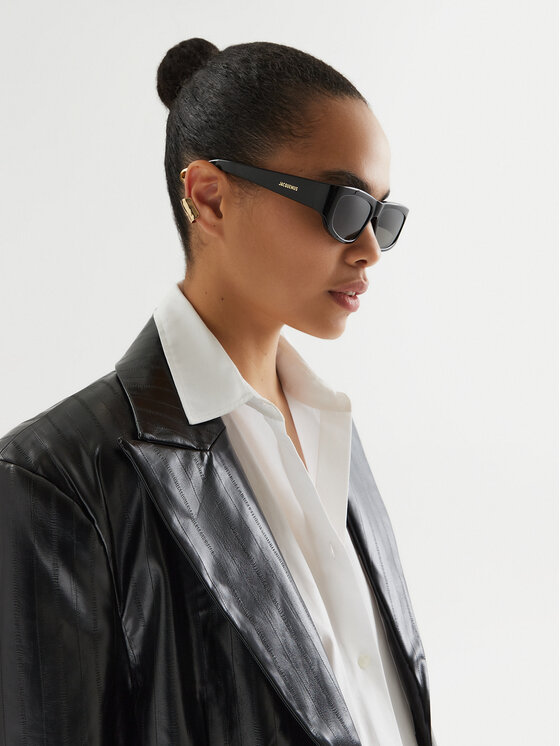 JACQUEMUS JACQUEMUS Saulesbrilles JAC2C1SUN Melns
