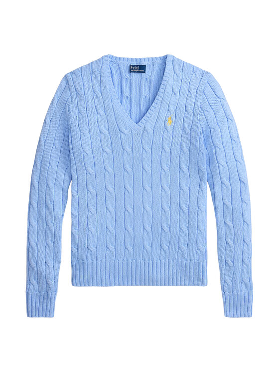 Polo Ralph Lauren Polo Ralph Lauren Πουλόβερ 211971870514 Ανοιχτό μπλε Slim Fit