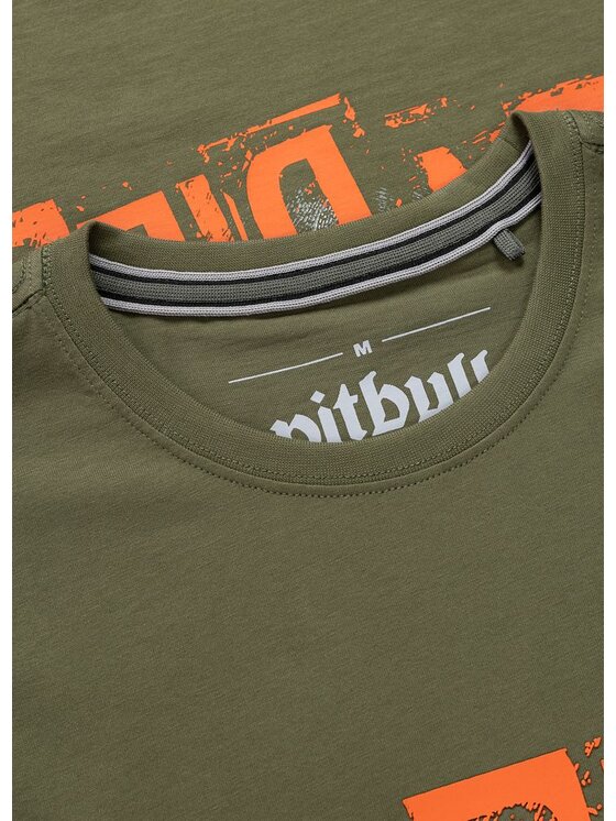 PITBULL PITBULL T-Shirt BLACKY Zielony Regular Fit