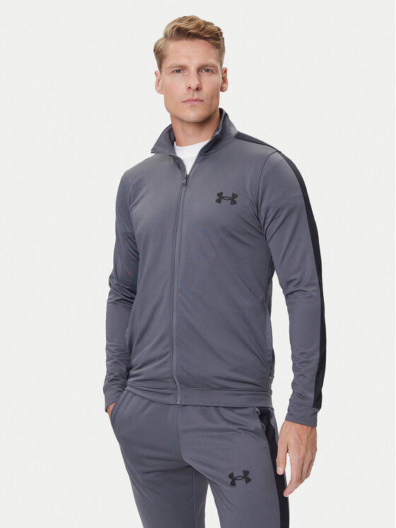 Under Armour Under Armour Dres Ua Knit Track Suit 1357139-025 Szary Fitted Fit