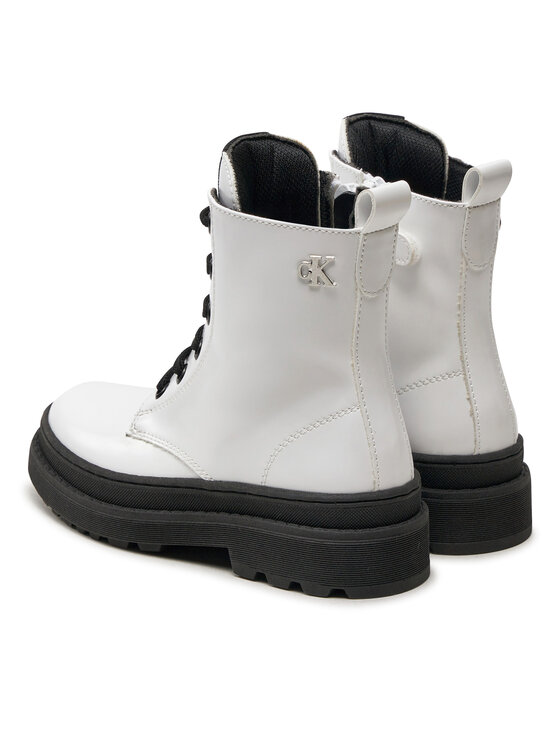 Calvin Klein Jeans Calvin Klein Jeans Schnürstiefeletten Lace-Up Bootie V4A5-81031-1453 M Weiß