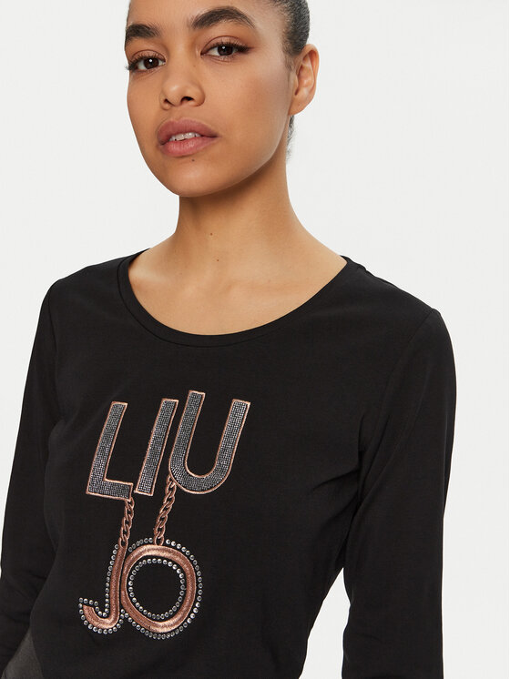 Liu Jo Sport Liu Jo Sport Bluzka TF4206 JS088 Czarny Regular Fit