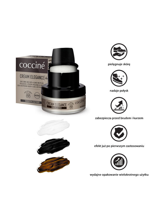 Coccine Coccine Cipőápoló Cream Elegance 55/26/50/01/A/A7