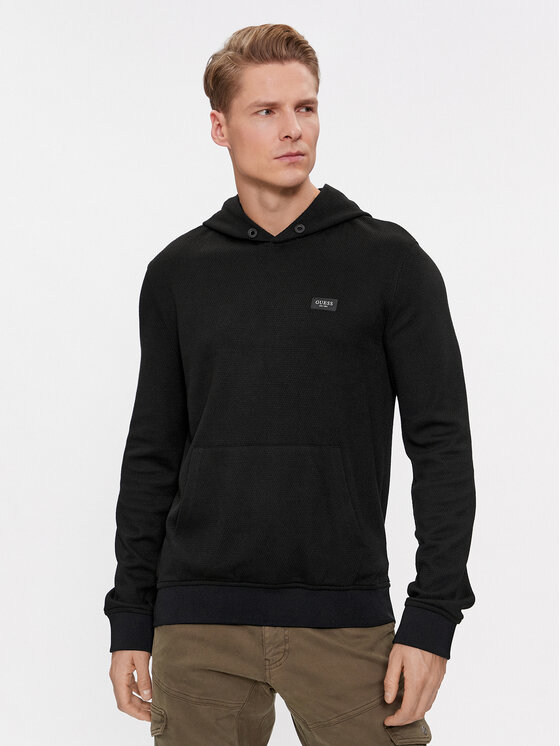 Guess Guess Felpa Brand New Tech Stret M4RQ10 KC262 Nero Regular Fit