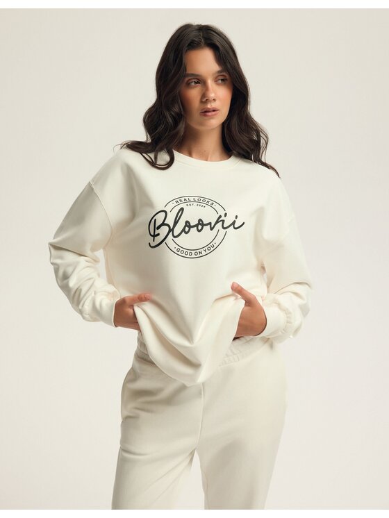 Esotiq Esotiq Bluza 43756 Biały Regular Fit