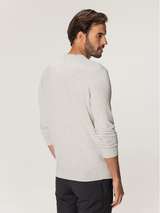 Willsoor Willsoor Sweter 66602 Szary Regular Fit