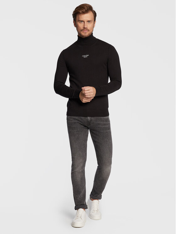 Calvin Klein Jeans Calvin Klein Jeans Golf J30J321696 Czarny Slim Fit