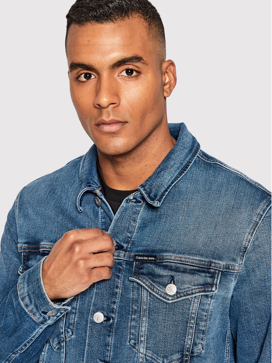 Calvin Klein Jeans Calvin Klein Jeans Teksajakk J30J321007 Sinine Slim Fit