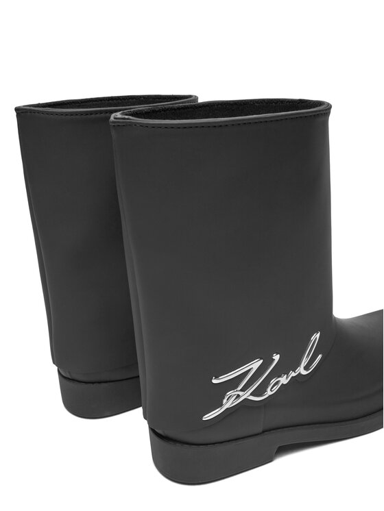 KARL LAGERFELD KARL LAGERFELD Kalosze Kalosh KL47064 Czarny