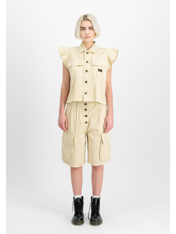 Alpha Industries Alpha Industries Kamizelka Sailor Vest Women Beżowy Loose Fit