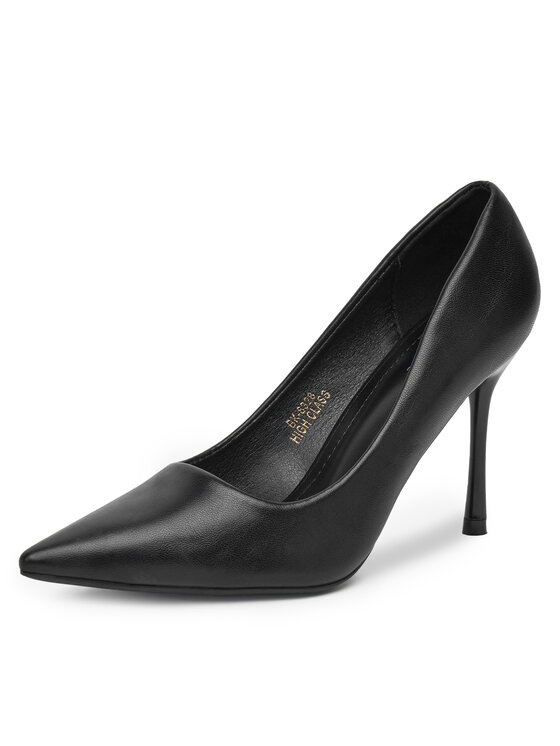 DeeZee DeeZee Pantofi cu toc subțire BK-8328 Negru