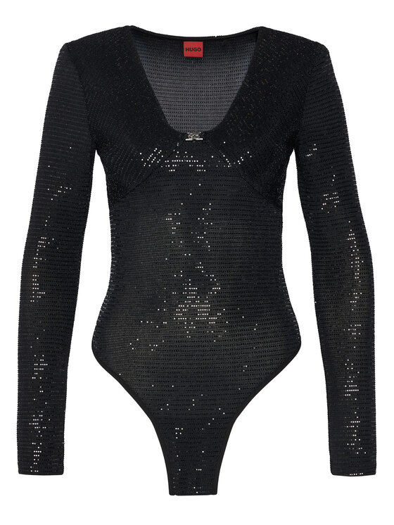 HUGO HUGO Body Dammery 50546238 Čierna Slim Fit