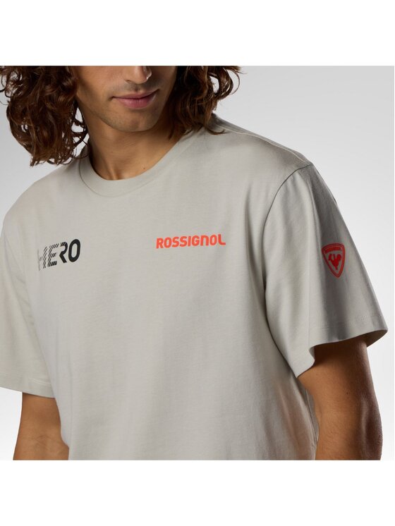 Rossignol Rossignol T-Shirt M Hero Tee Szary Regular Fit