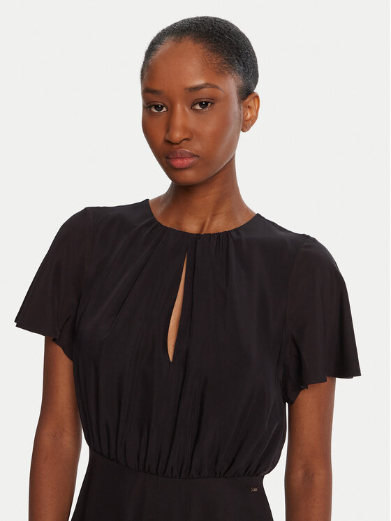Armani Exchange Armani Exchange Kleid für den Alltag XW001025 AF16122 UC001 Schwarz Regular Fit
