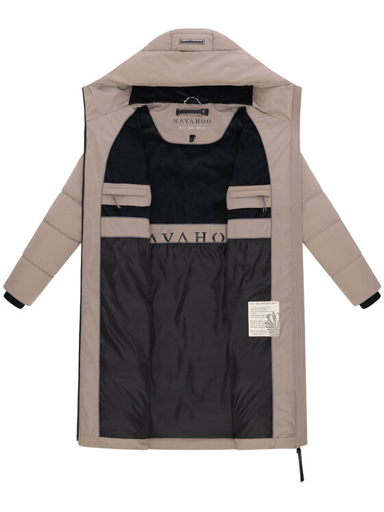 Navahoo Navahoo Kurtka zimowa Schokokuss Szary Regular Fit
