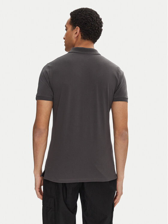 Alpha Industries Alpha Industries Тениска с яка и копчета X-Fit 136600 Сив Regular Fit