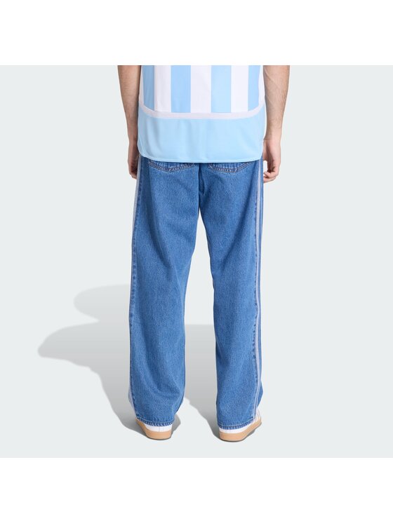adidas adidas Spodnie materiałowe 159753 Błękitny Regular Fit