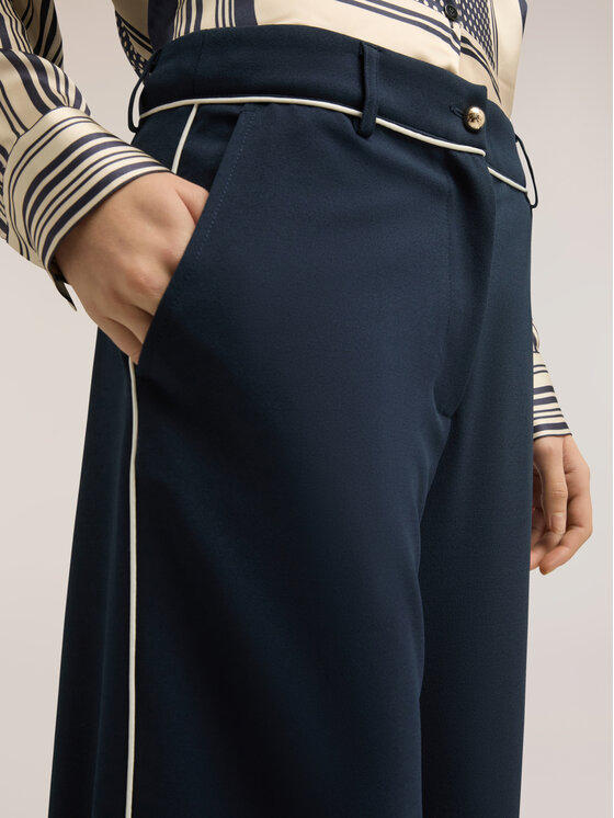 Motivi Motivi Pantaloni di tessuto P017Q004423N034 Blu Over Fit