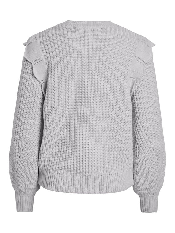 Vila Vila Pullover Norila 14090231 Grau Regular Fit