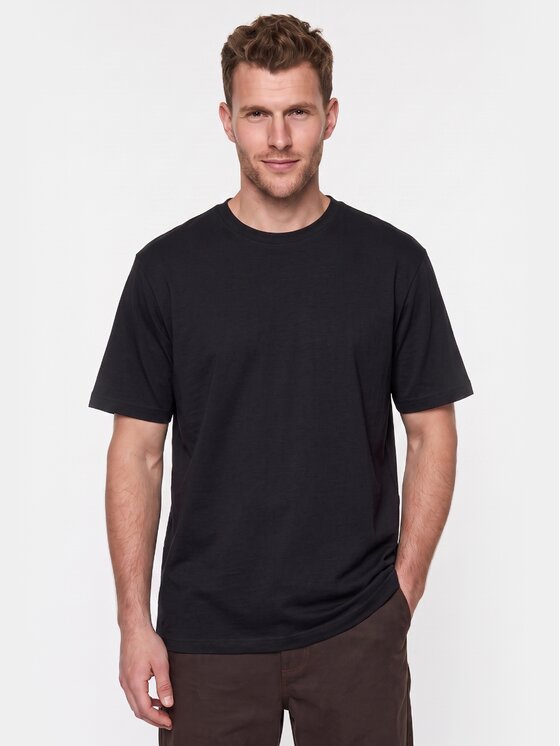 BASICLO BASICLO T-Shirt BSL-033-99 Czarny Oversize