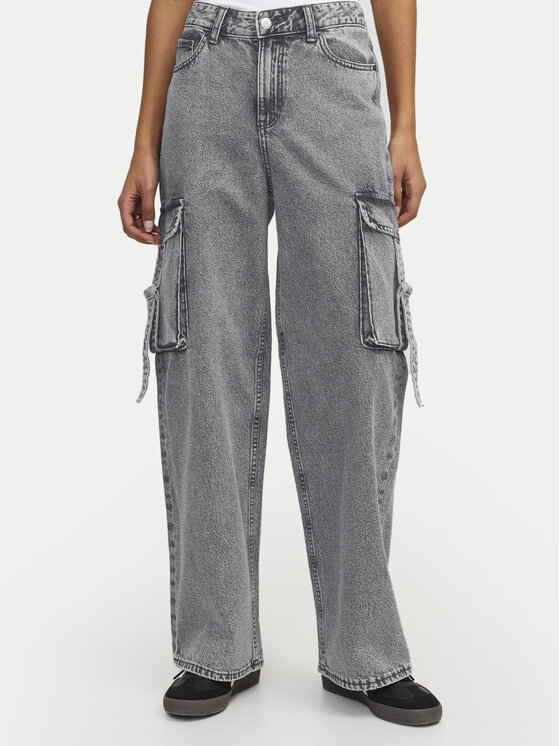 JJXX JJXX Farmer Tokyo 12267831 Szürke Wide Leg