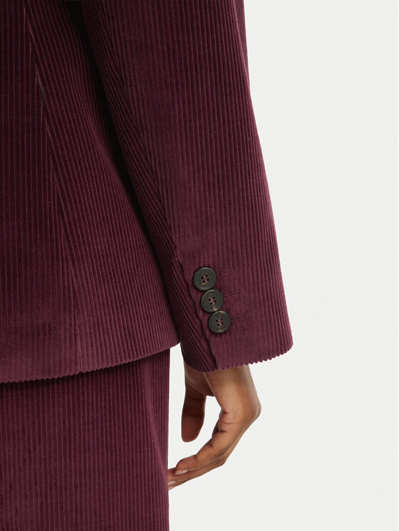 Weekend Max Mara Weekend Max Mara Marynarka Katanga 2625046012 Bordowy Regular Fit