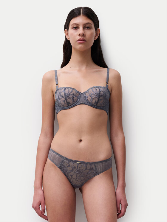 Chantelle Chantelle Reggiseno Balconette Fleurs C12M50 Grigio
