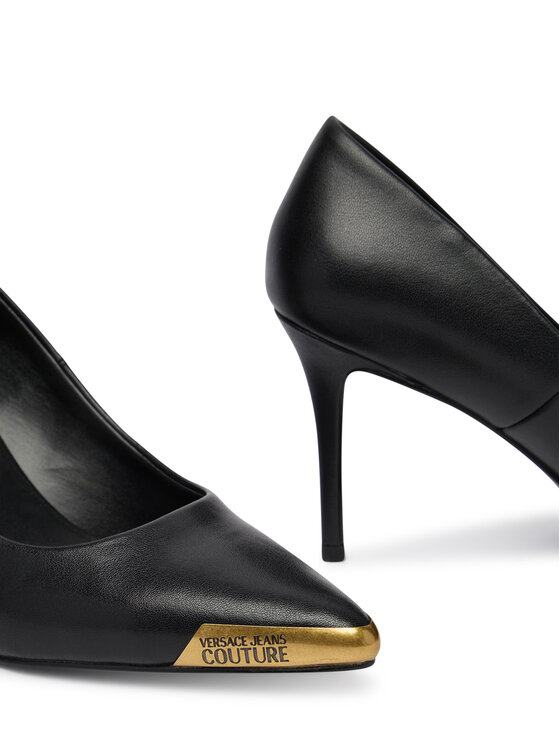 Versace Jeans Couture Versace Jeans Couture Pantofi cu toc subțire 80VA3S50 ZPS62 899 Negru