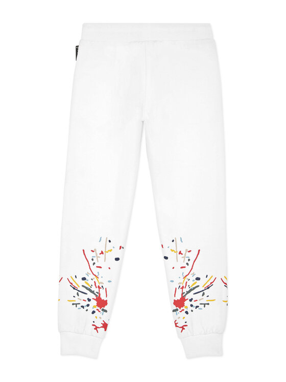 PHILIPP PLEIN PHILIPP PLEIN Joggers kalhoty 19831 Bílá Jogger Fit