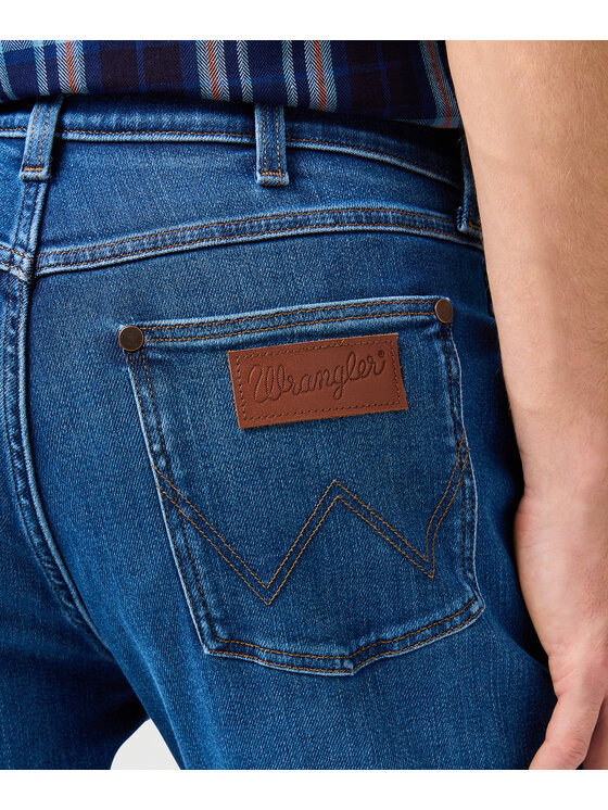Wrangler Wrangler Jeans Larston 112362458 Blu scuro Slim Fit