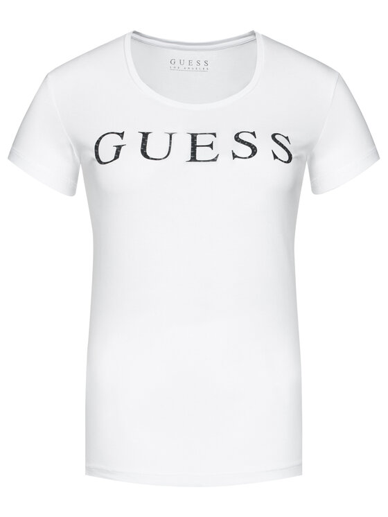 Guess Guess T-shirt Emma W0YI0F J1300 Bijela Regular Fit