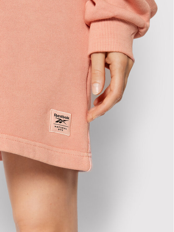 Reebok Reebok Плетена рокля Natural Dye Crew GR0399 Розов Oversize